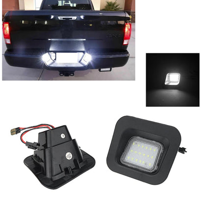 2 x LED License Plate Lights for Dodge Ram 1500 2500 3500 (2003 - Present)