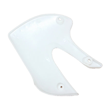White Plastic Front Left Tank Side Guard for KLX110 (2002-2023)