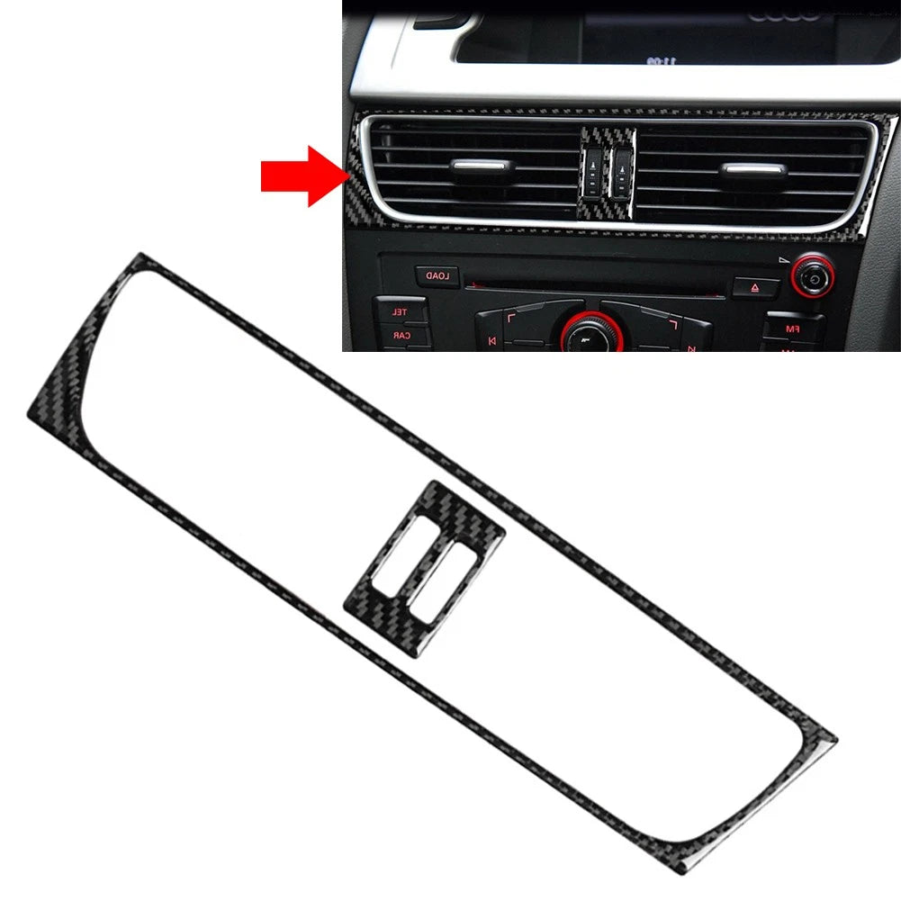 Center Console Air Conditioner Vent Outlet Cover Trim for Audi A4 A5 S4 S5 (2008-2016)