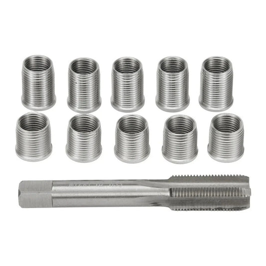 11pcs Thread Hole Repair Kit M10X1.25 Tap for Engine and Generator Spark Repair
