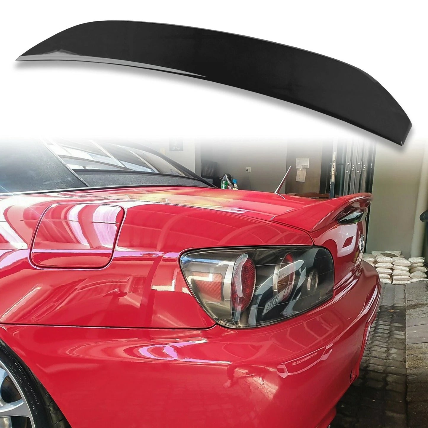 Boot Spoiler for Honda S2000 AP1 AP2 (2000-2009) Black NH-547