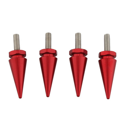 4 x 5mm Windscreen Screw Bolts Red Spike for Harley Touring Road Glide (1998-2025)