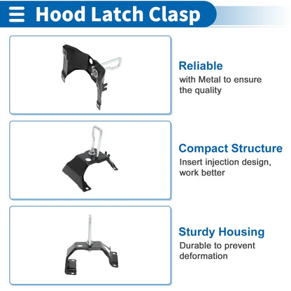 Hood Latch Assembly for BMW X5 (2000-2006) - Engine Lock Release 1 x Unit
