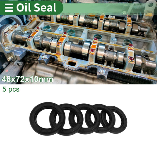 Oil Seal / 48x72x10mm / Rotary Shaft Seal NBR for Make Model