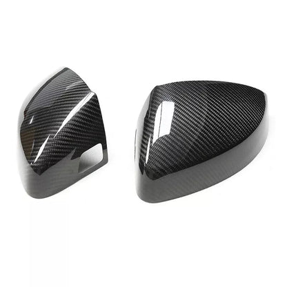 Dry Carbon Fiber Add-on Side Mirror Cover for Audi TT R8 16+ w/ Lane Assist