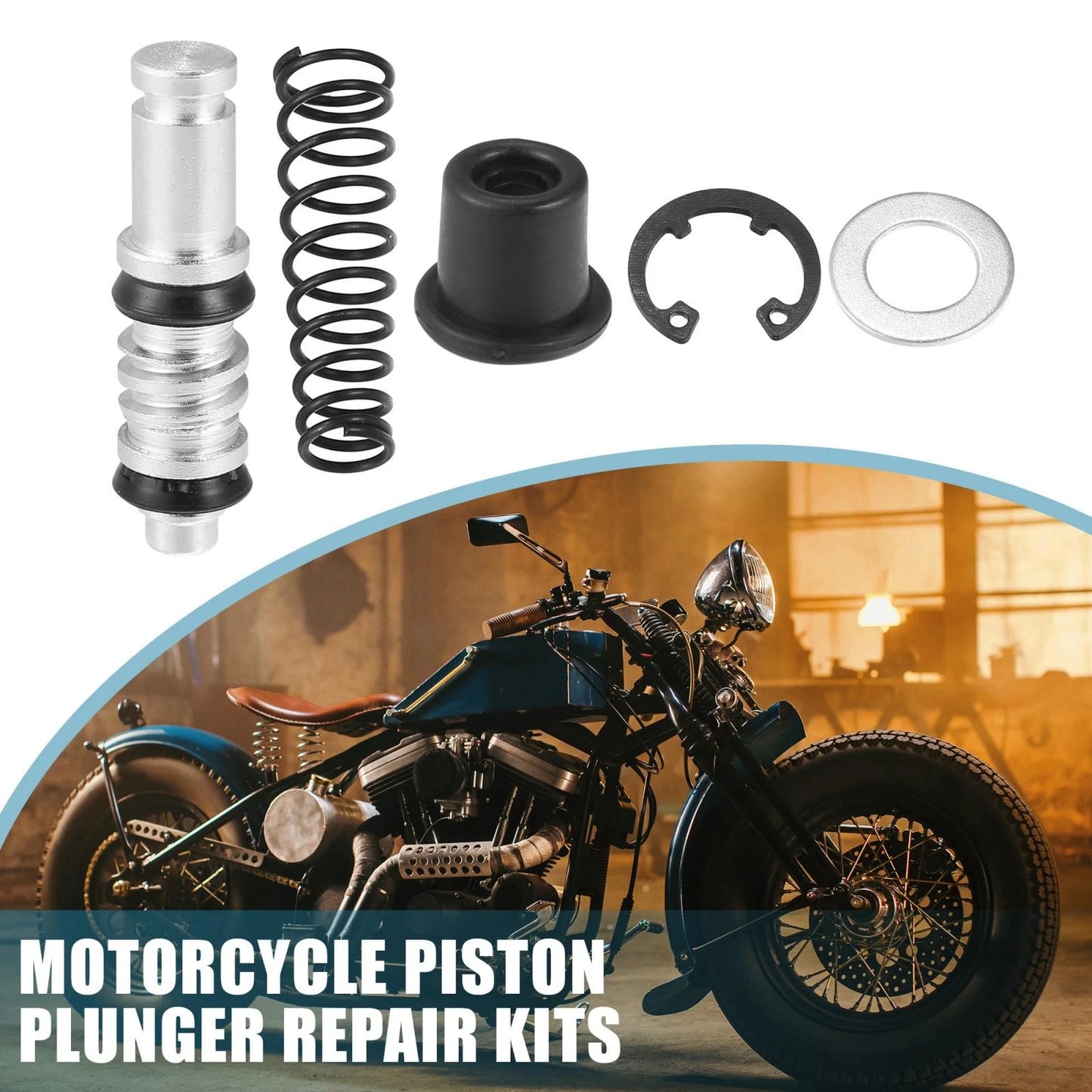 1 Set Piston Upper Pump Repair Clutch Brake Pump for Motorcycle