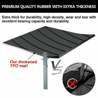 Front Frunk Under Trunk Cargo Mat Liner Box Durable Anti-Skid for Tesla Model X