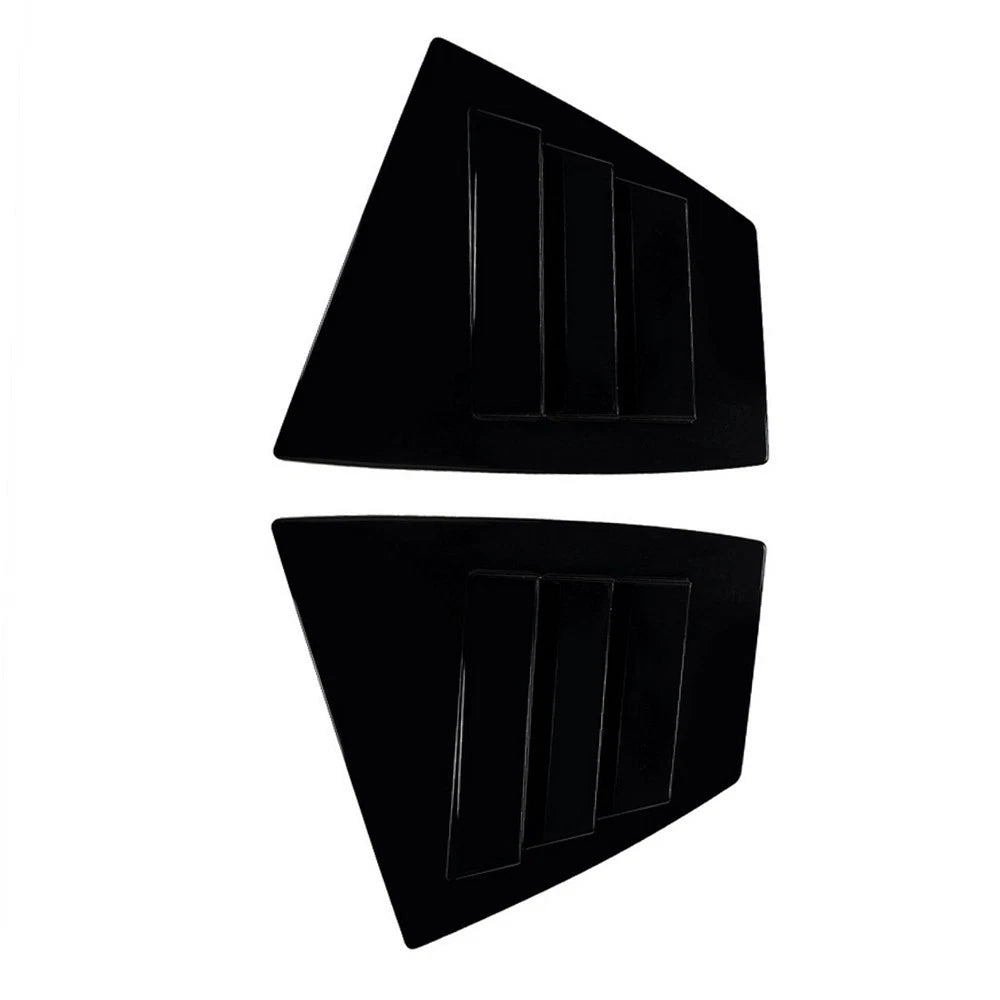 Black Rear Quarter Window Louvers for Subaru WRX STI (2014-2021)