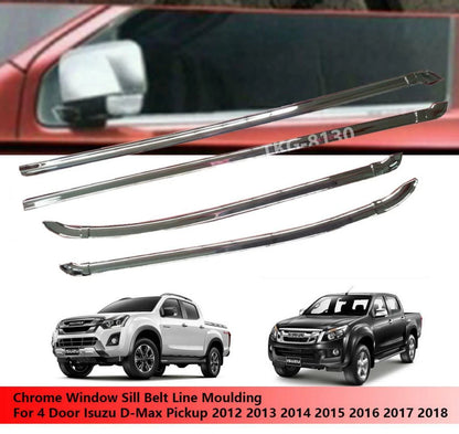 Chrome Window Sill Line for Isuzu D-Max (2012-2019)