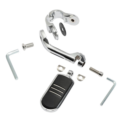 1 1/4" Long Angled Foot Pegs for Harley