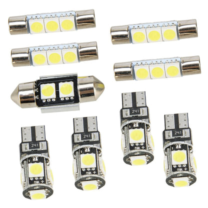 9x White LED Interior Light Bulbs for Toyota Tacoma (2016-2022)
