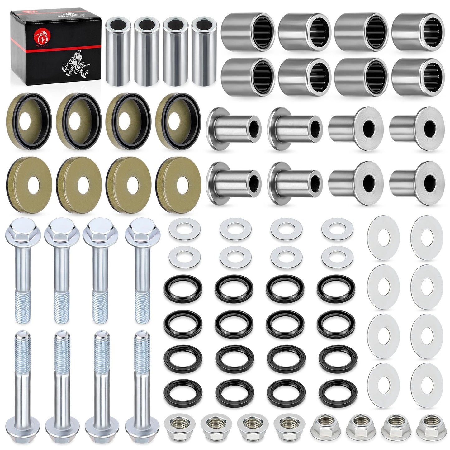 Front A-Arm Bushing Seal Kit for Suzuki/Kawasaki KFX400 2003-2006