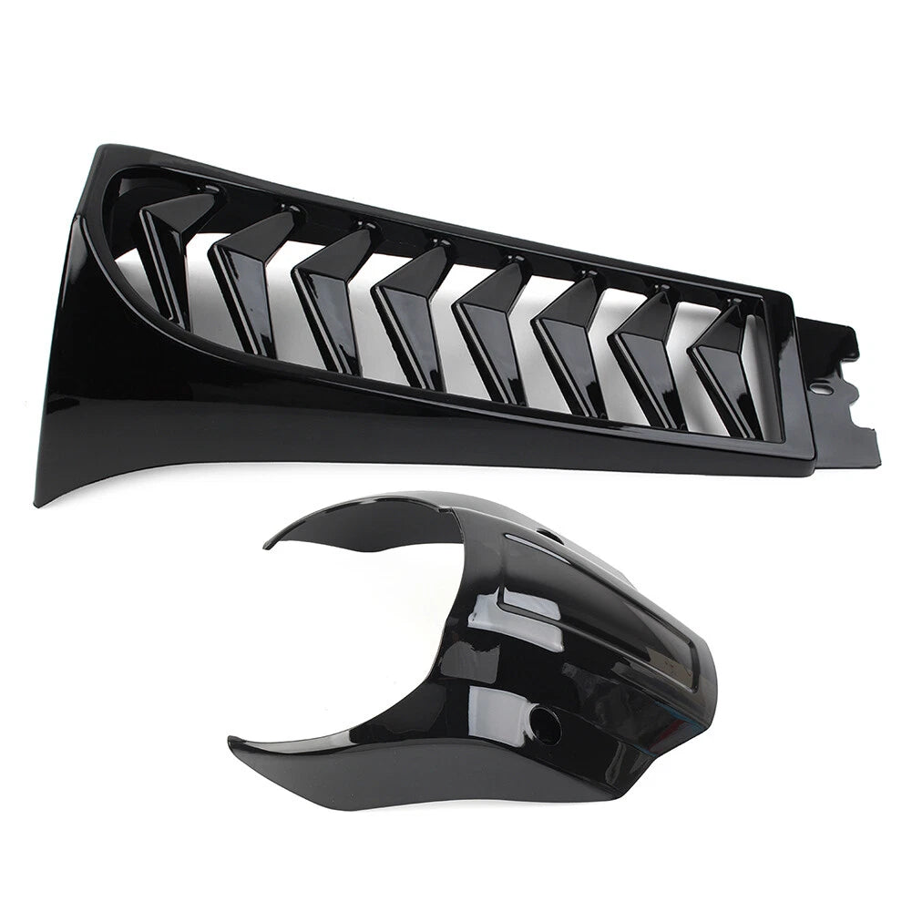 Glossy Black Headlight Fairing Spoiler for Harley Softail Breakout (2018-2023)