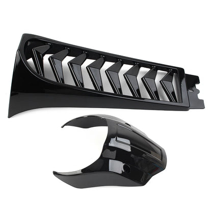 Glossy Black Headlight Fairing Spoiler for Harley Softail Breakout (2018-2023)
