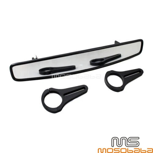 1X UTV Mirror for Polaris RZR S XP XP4 1000 900 800 Honda Big Red 1.75" Roll Bar