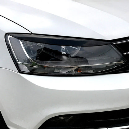 2 x Headlight Eyelid Covers for VW Jetta MK6, Sagitar (2010-2018)