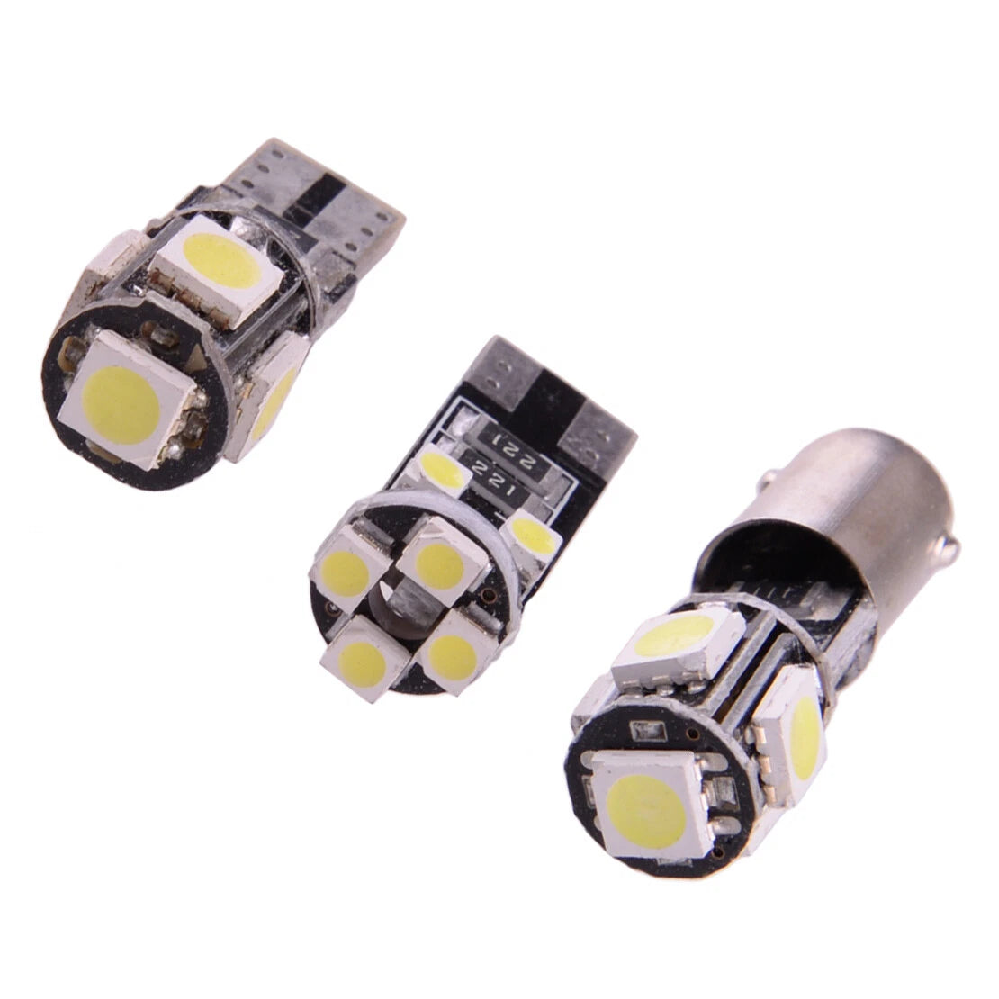 21pc LED Light Bulbs for Car Auto Dome Door Footwell License Plate