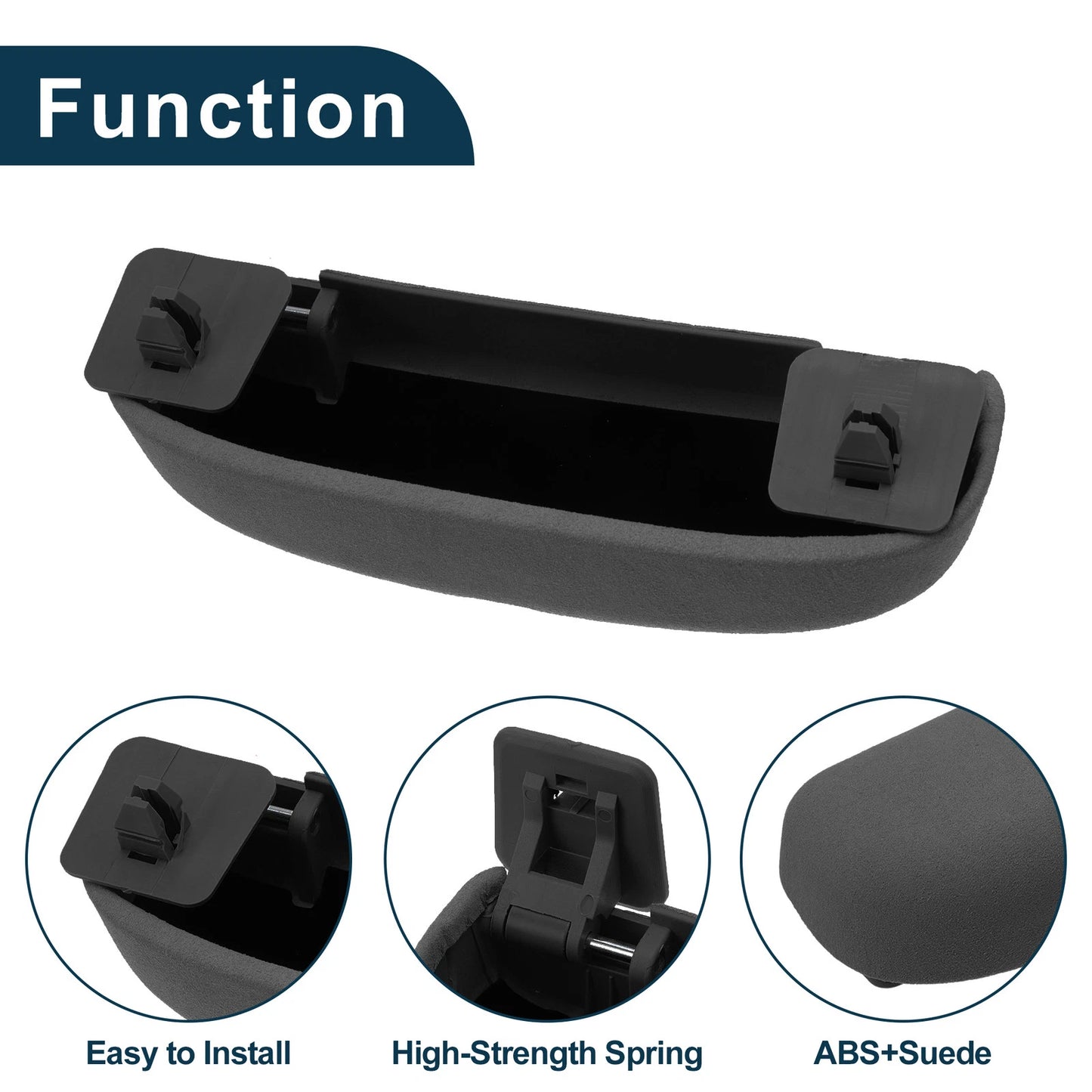 Sunglasses Case for Porsche Cayenne Eyeglasses Holder Storage Box Black