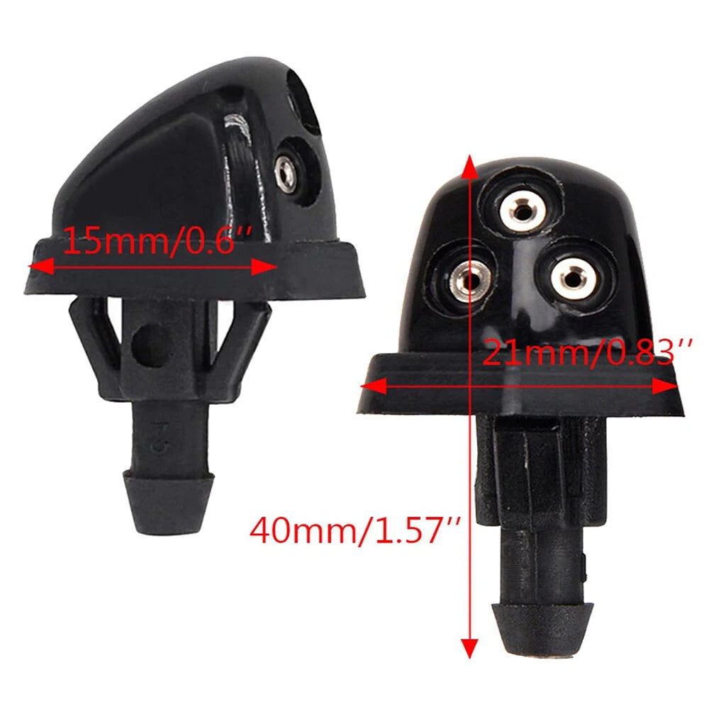 Front Windshield Washer Wiper Nozzles for Suzuki Grand Vitara SX4 (2006-2014)