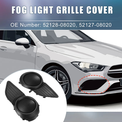 Left Right Fog Light Grille Covers for Toyota Sienna (2011-2020)