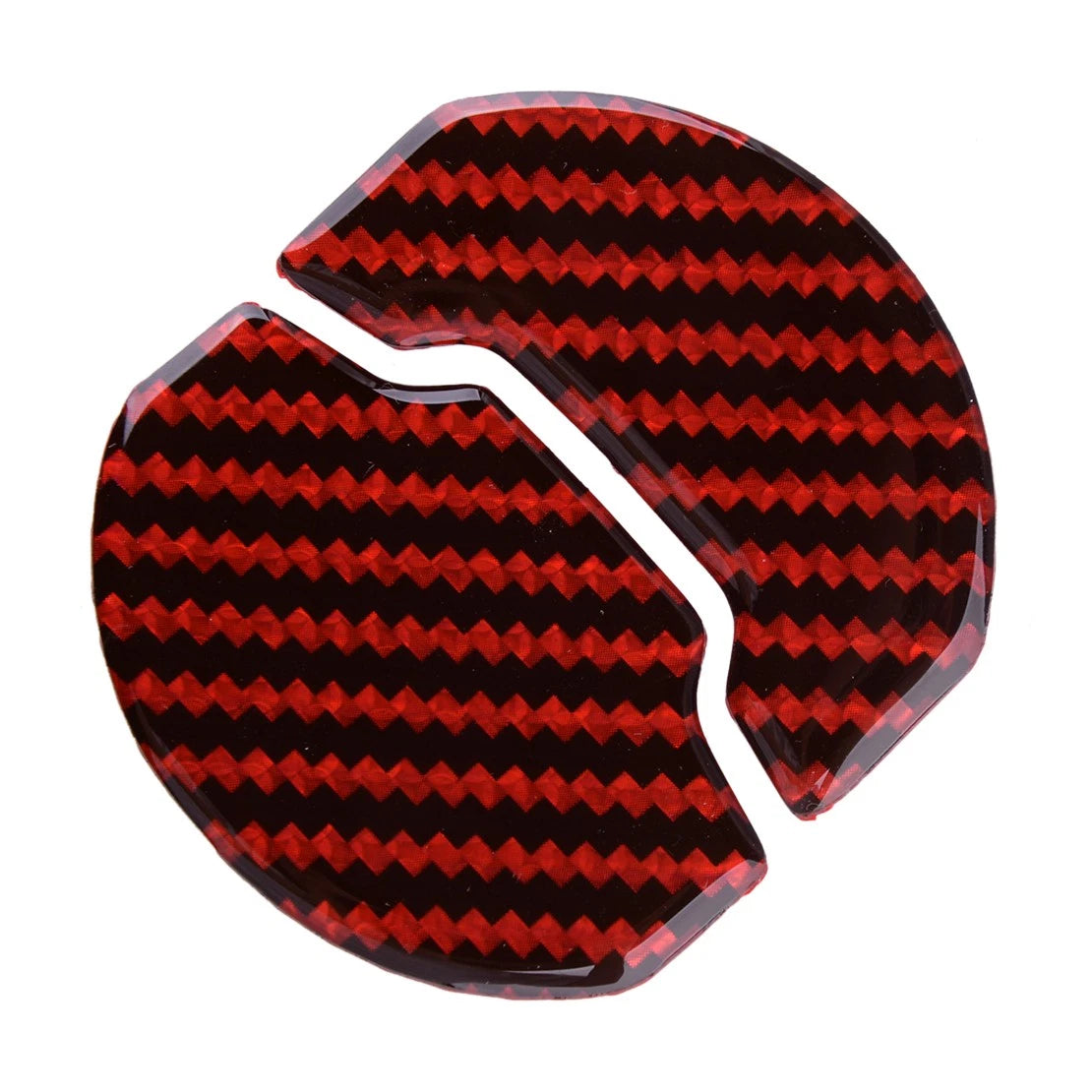 Red Carbon Fiber Air Vent Trim for Ford Mustang (2015-2019)
