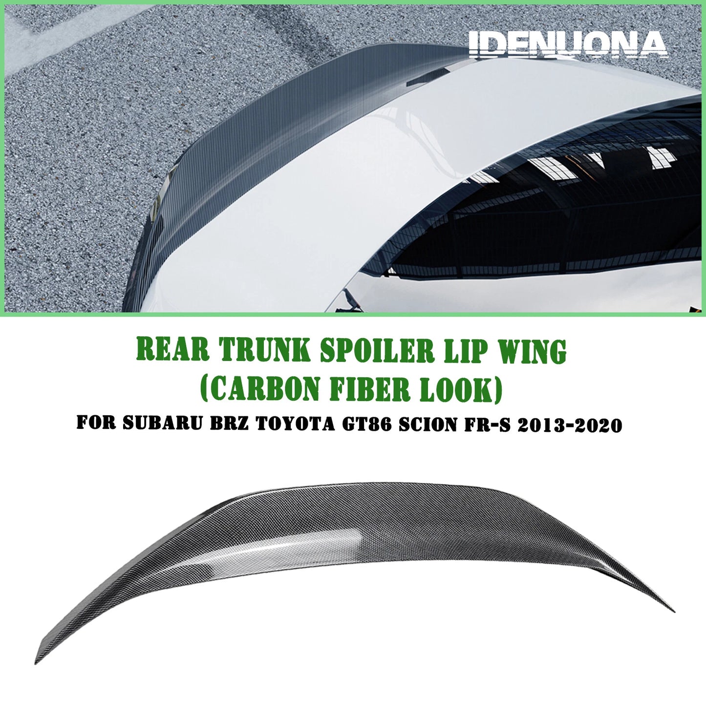 Rear Boot Spoiler Lip for Subaru BRZ (2013-2020)