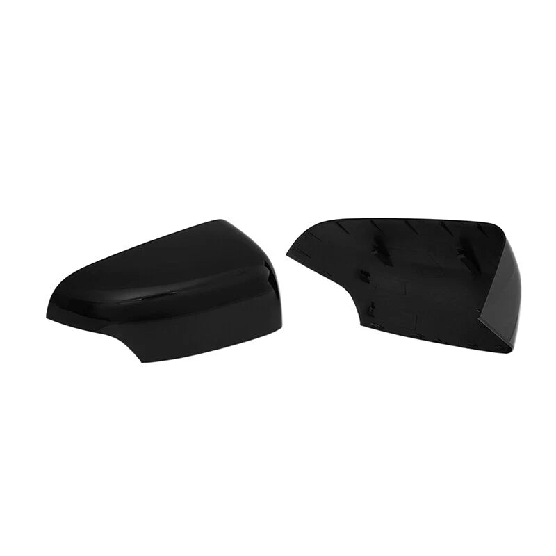 Gloss Black Rearview Side Mirror Cover Caps for Ford Ranger (2015-2022)