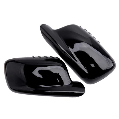 Black Door Wing Mirror Cover Cap for BMW 3 Series E46, 7 Series E65-E67