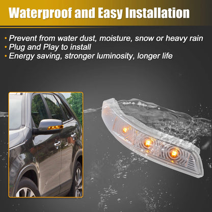 3 x LED Front Right Mirror Turn Signal Light for Kia Sorento (2011-2020)