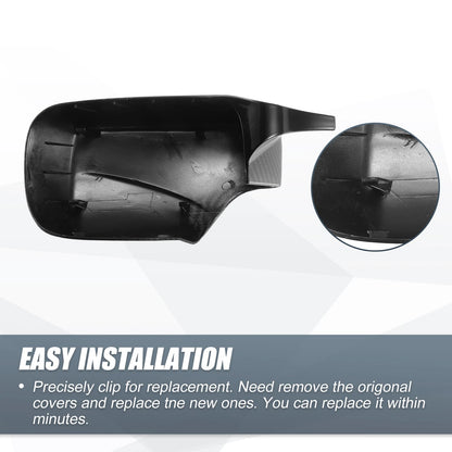 Carbon Fiber M4-Style Rearview Mirror Covers for BMW E39 E46 1998-2005