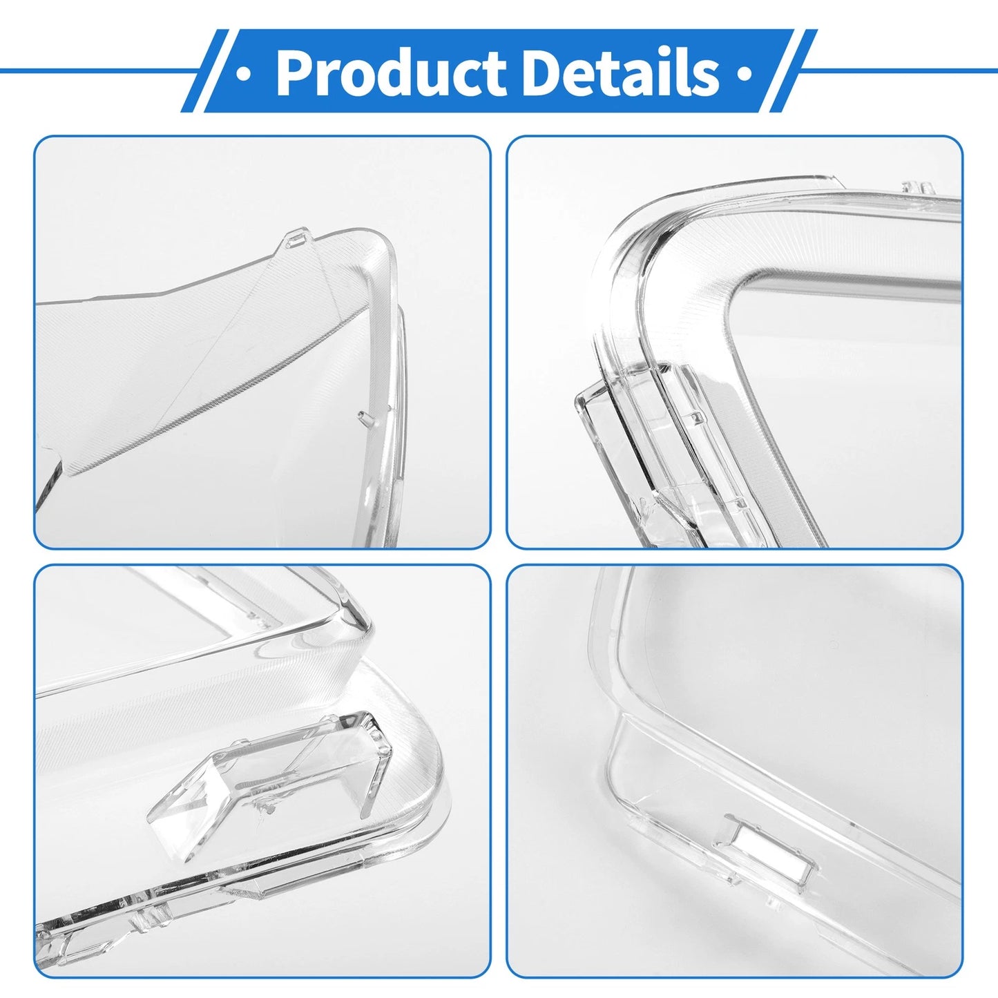 Car Front Right Headlight Lens Cover for Jeep Grand Cherokee (2011-2013)