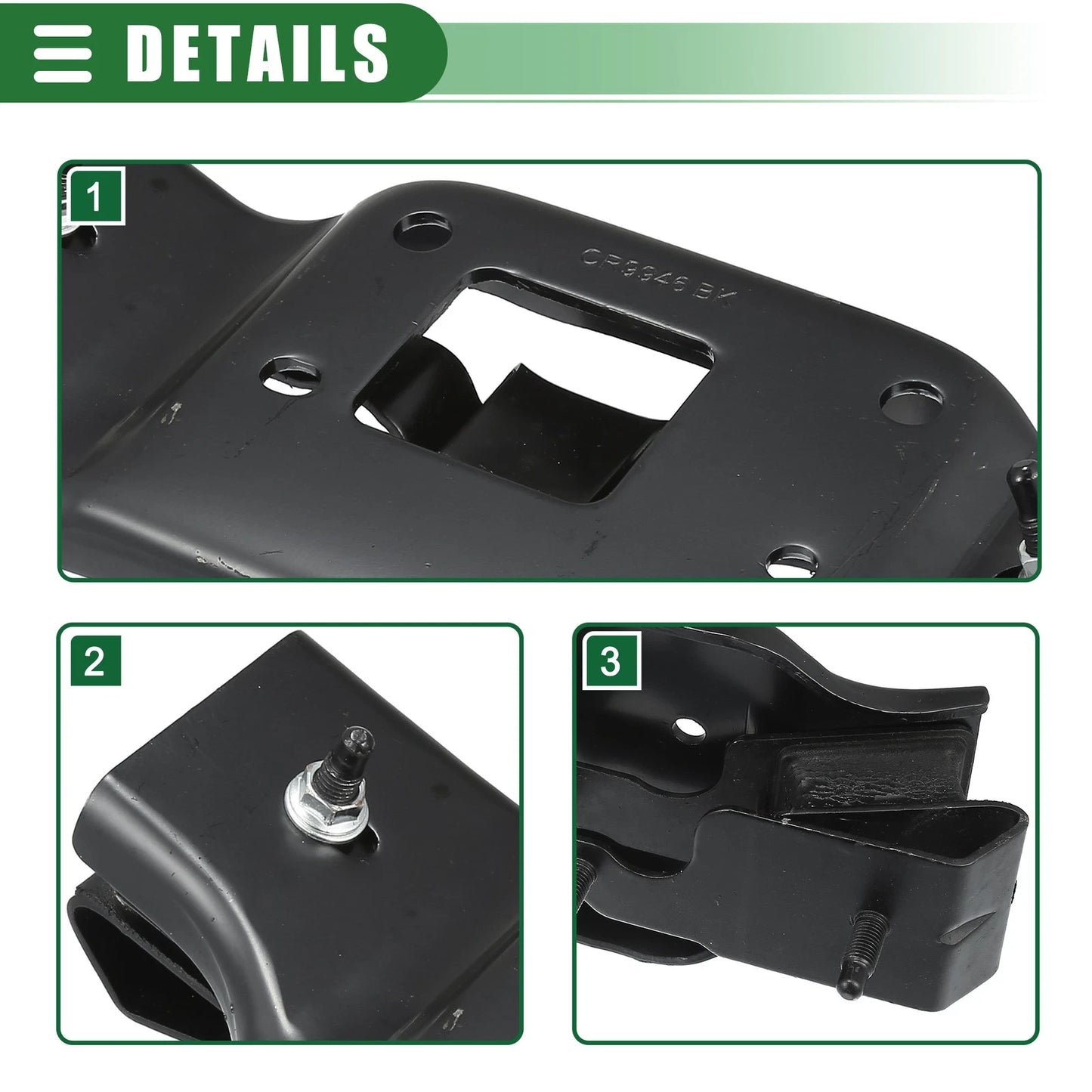 Engine Motor Mount Transmission Mount Bracket for Jeep Wrangler 3.8L (2007-2011)