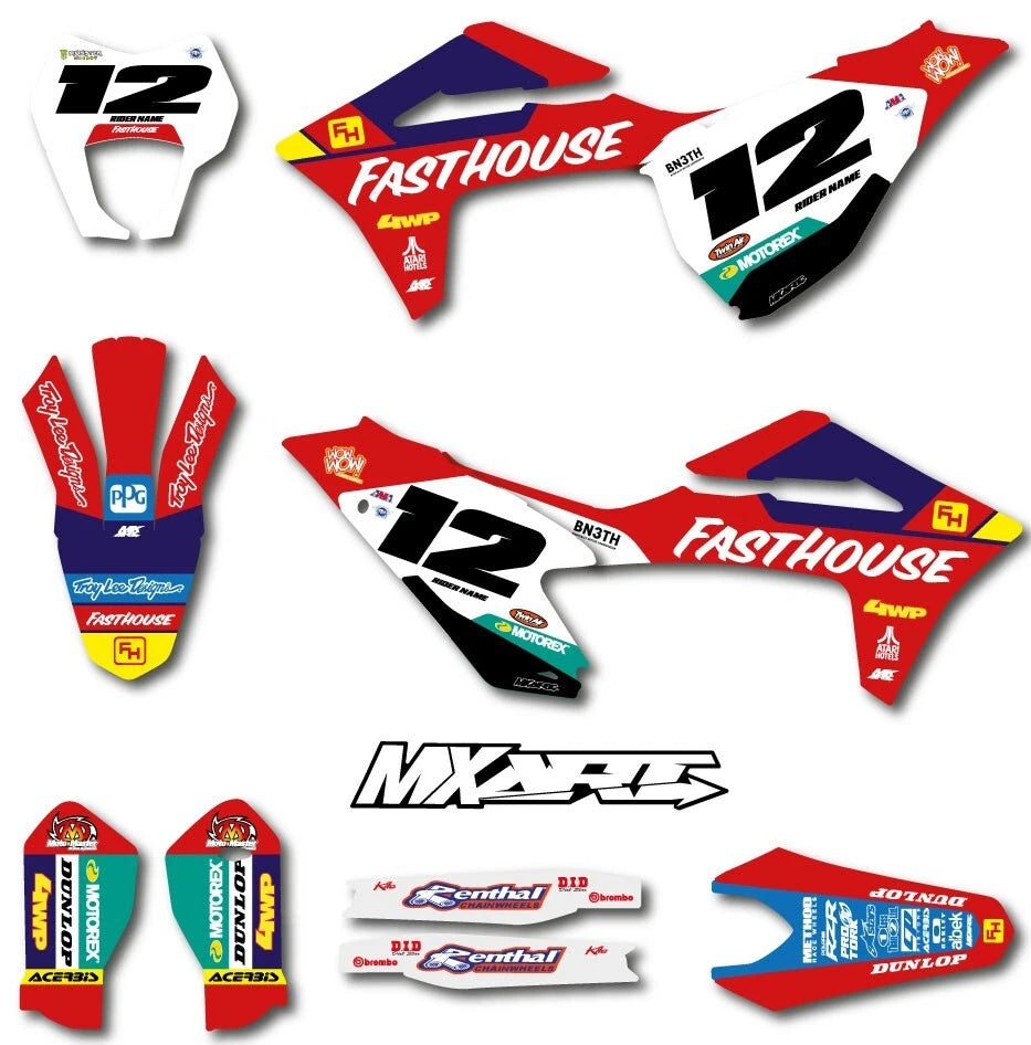 Decals Stickers for Gas Gas EC250F EC 250 F (2021-2022)