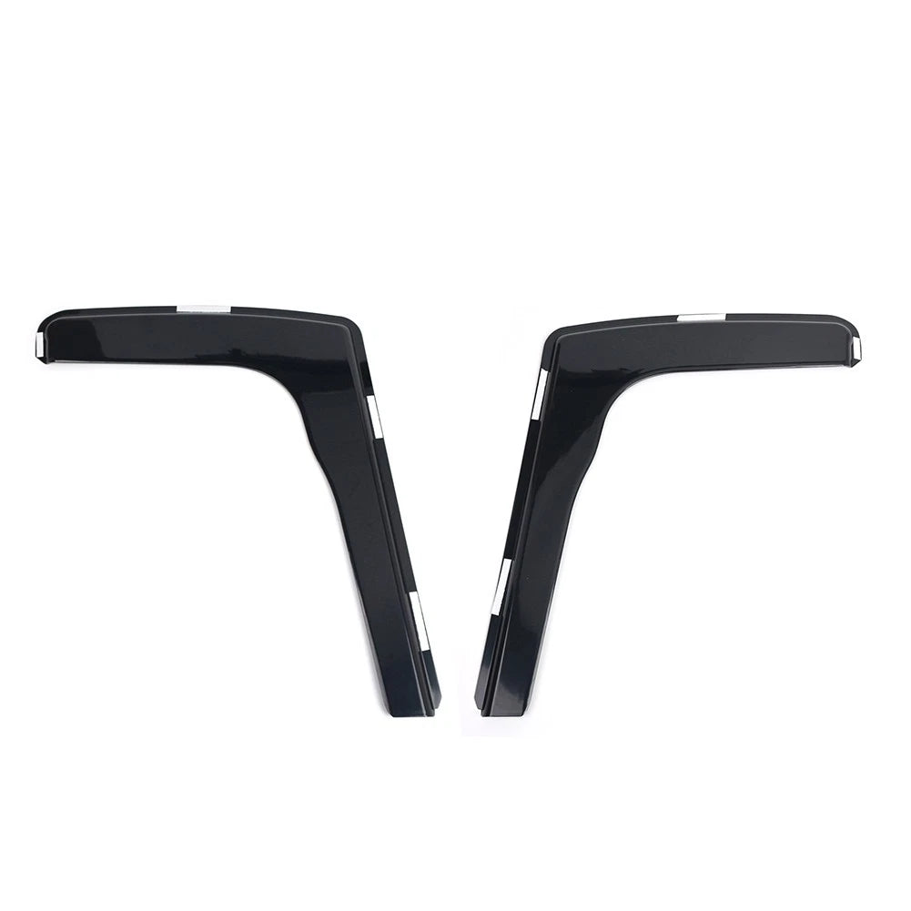 Black Window Visor Wind Deflector for Ford Transit Tourneo Custom (2012-2022)