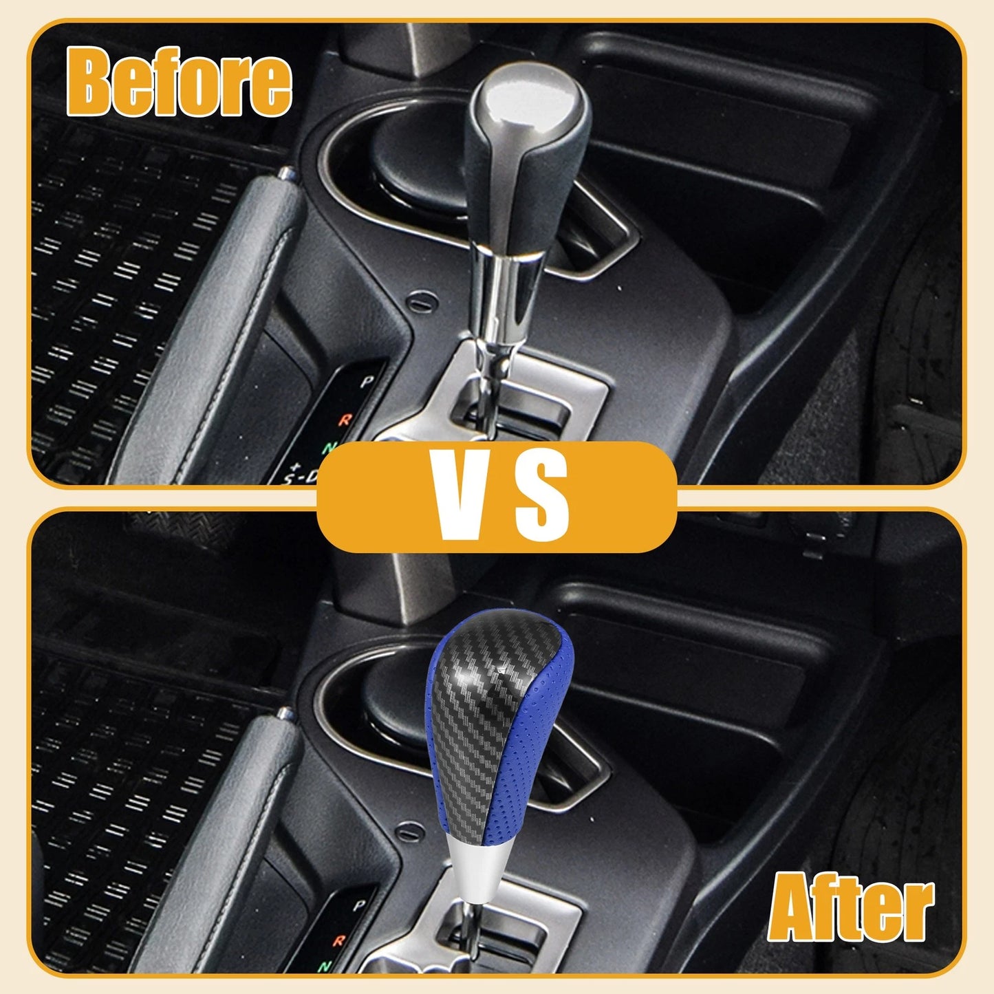 Blue Gear Shift Knob for Toyota Yaris (2004-2018)