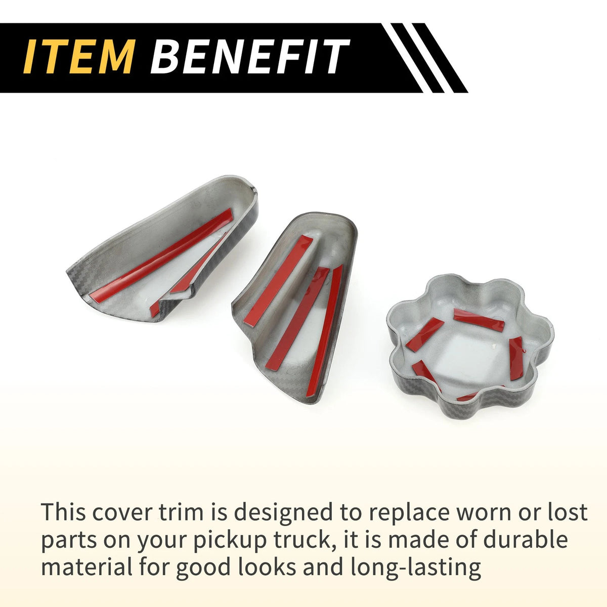 Carbon Fiber Seat Switch Control Button Trim Set for Toyota Tacoma (2016-2023)