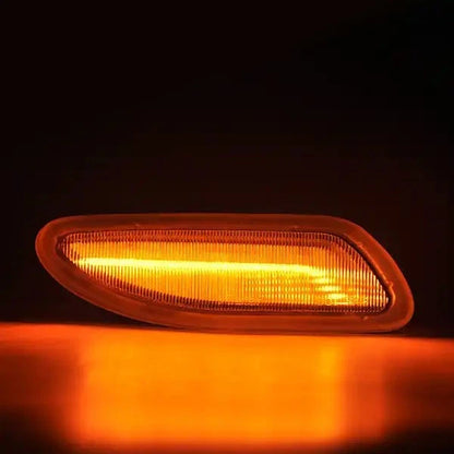 2x LED Front Bumper Side Marker Lights for Mercedes W203 C Class (2001-2007)