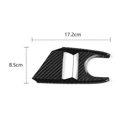 Multimedia Button Panel Cover for Corvette C8 (2020-2024) Black Carbon Fiber