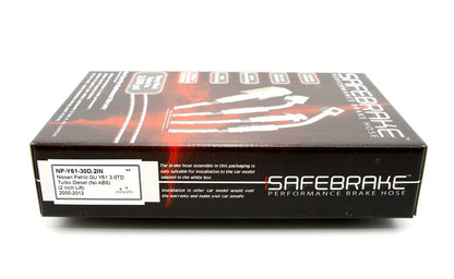 Brake Line Kit for Patrol Y61 GU 3.0TD (No ABS, 2 Inch Lift) (2000-2012)