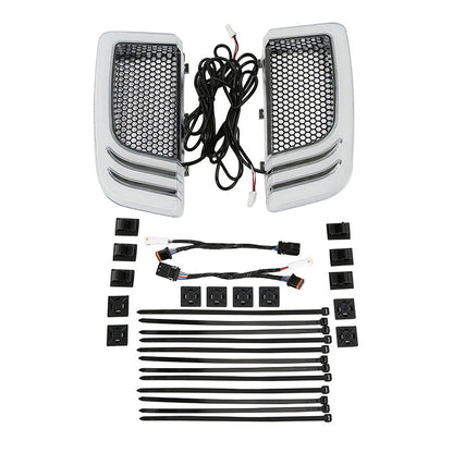 Vented Fairing 6.5" Speaker Pod Signal Lights for Harley Touring (2014 - 2023)