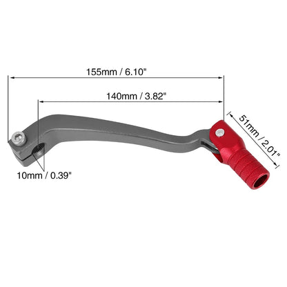 Shift Lever / 0.39in Aluminum Alloy Folding Gear Shifter for Motorcycle