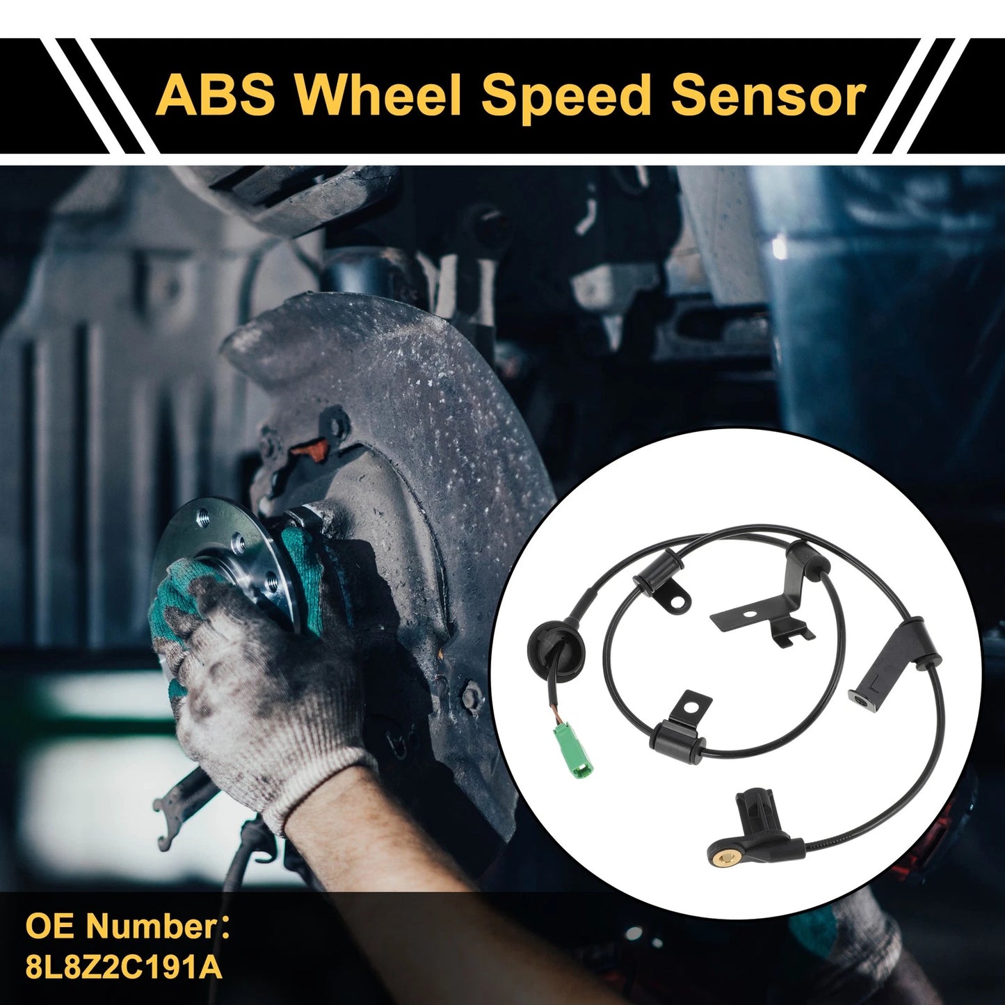 ABS Wheel Speed Sensor for Ford Escape (2005-2008) Rear Left