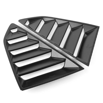 Rear Side Window Louver Vents Cover Trim for 2016-2018 Chevy Camaro