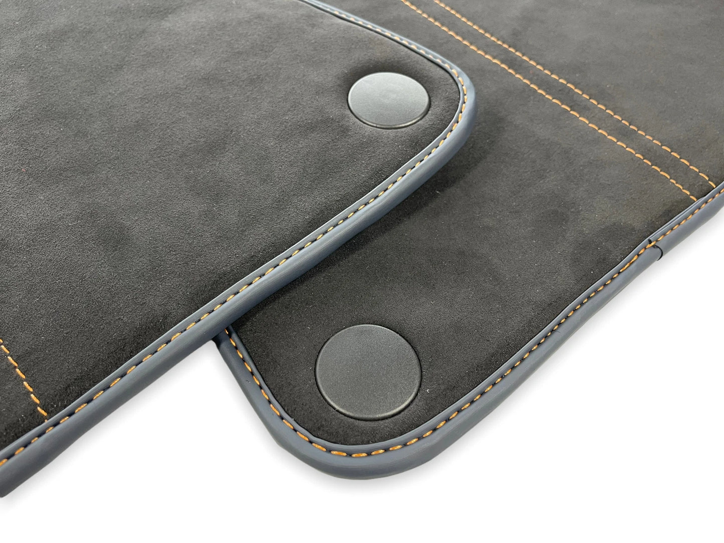 Alcantara Black Floor Mats for McLaren 720S (2017-2023) - Tailored Carpets