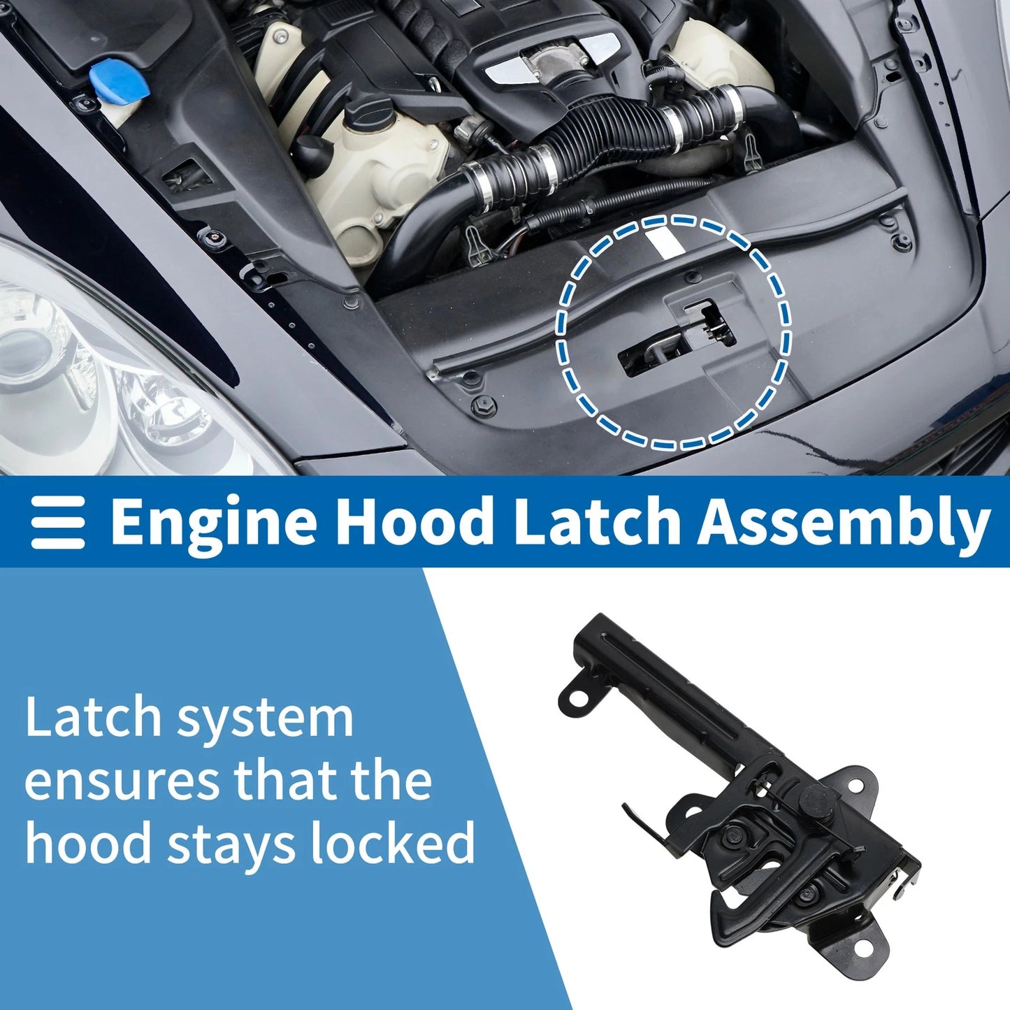 Hood Latch Assembly for Kia Forte (2010-2013)