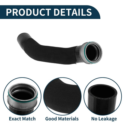 Radiator Hose for BMW X5 E70 (2008-2013) Rubber Intake Pipe Black