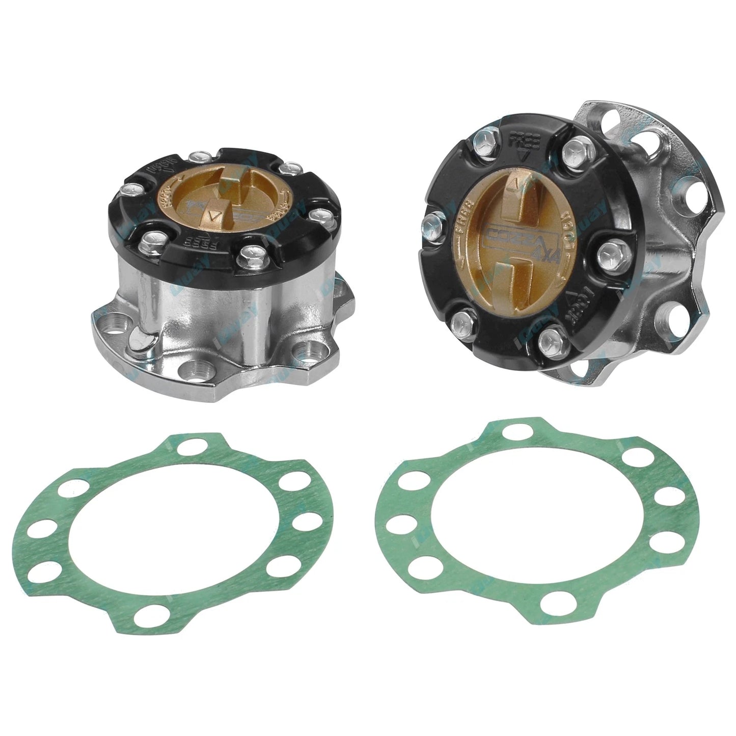 2 x Free Wheeling Hubs for Toyota Landcruiser 76 78 79 105 Series 1998~2017 4X4