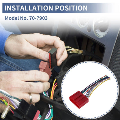 Car Stereo CD Player Wiring Harness for Mazda 2 (2011-2014)