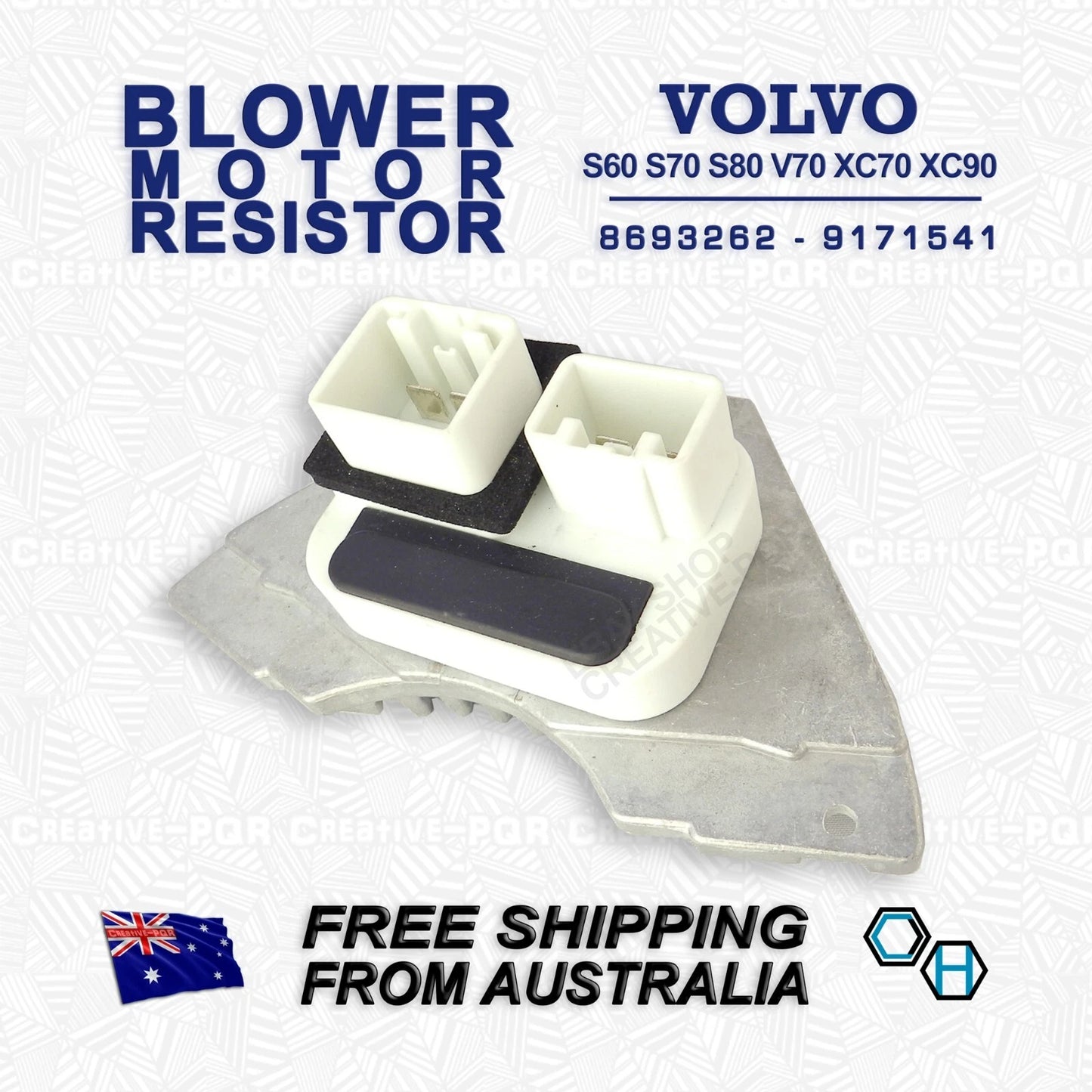 Blower Motor Heater Resistor for Volvo S60 S70 S80 V70 XC70 XC90 (2001-2010)