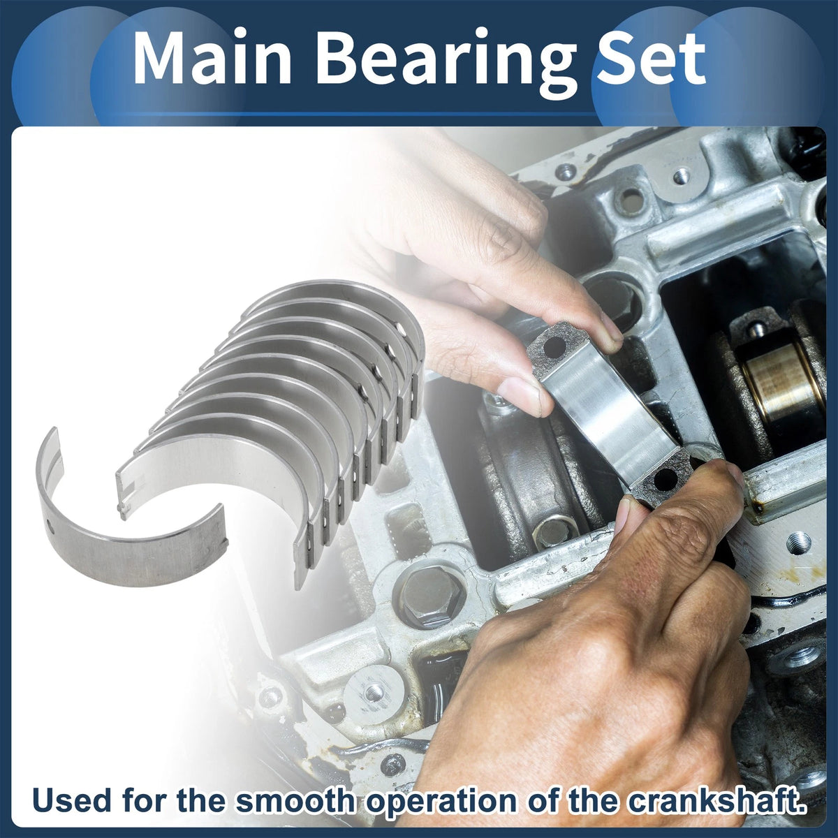 Main Bearing Set for TOYOTA AVENSIS (1998–2005)